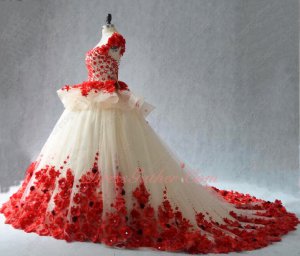 beautiful red quinceanera dresses